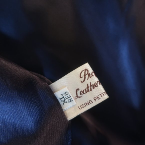 Mens Professional Leather Green Full Zip Leather Jacket Coat XL * - Picture 9 of 14